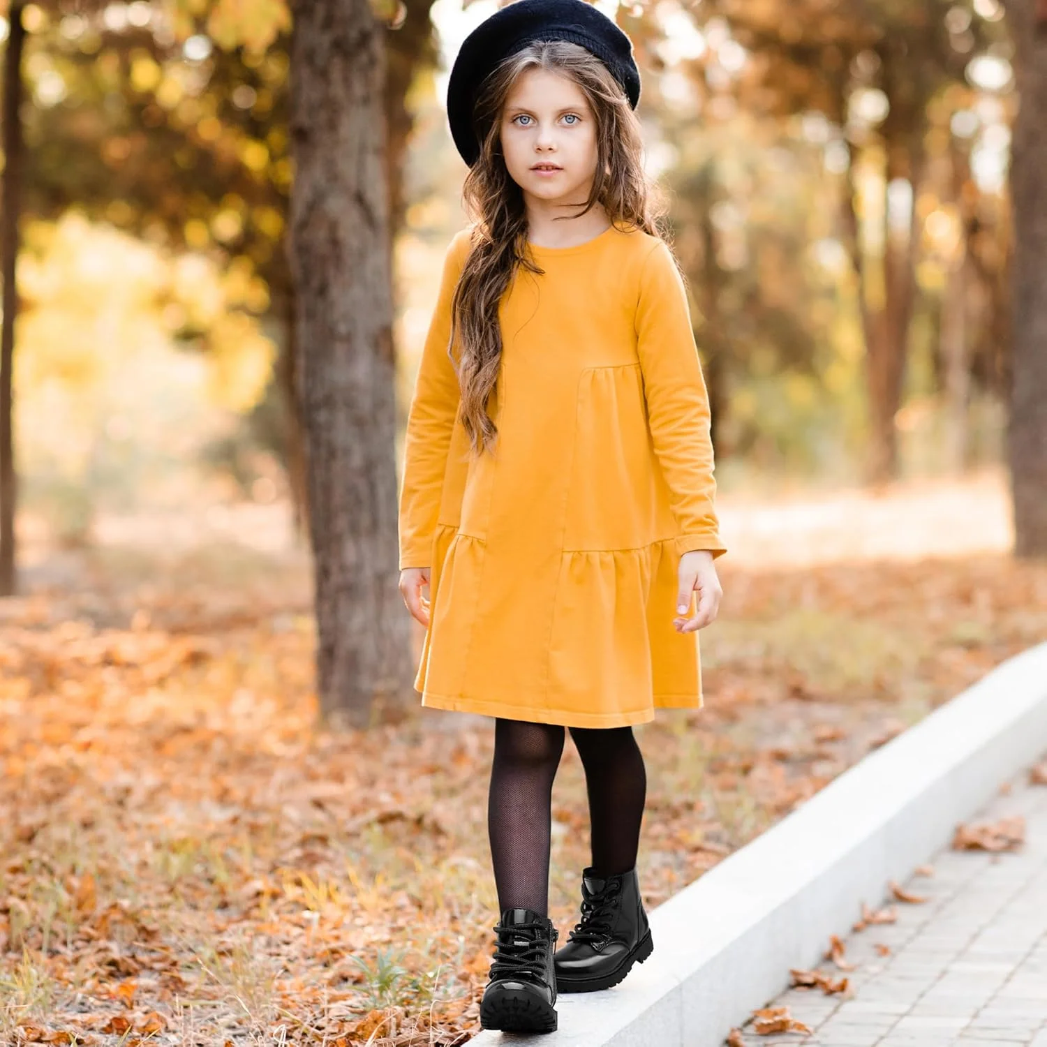 بوت دخترانه CCVON، بوت های رزمی ضد آب، بوت های پاشنه دار ورنی با زیپ در کنار برای کودکان نوپا/کودکان کوچک