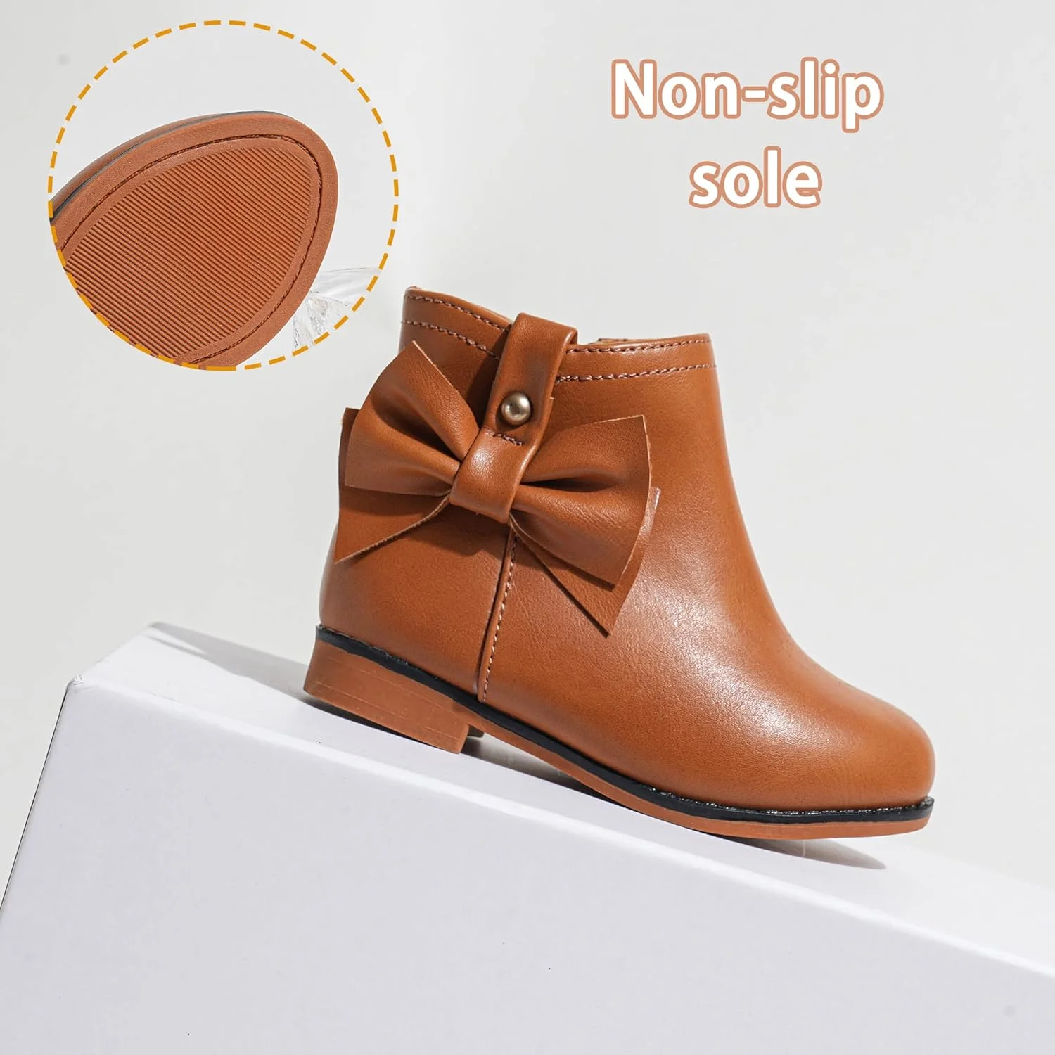 بوت های دخترانه CIXVXCI، بوت های شیک مچی دخترانه با زیپ، بوت های کوتاه جیر با پاپیون برای کودکان نوپا/کودکان کوچک بوت های دخترانه CIXVXCI، بوت های شیک مچی دخترانه با زیپ، بوت های کوتاه جیر با پاپیون برای کودکان نوپا/کودکان کوچک