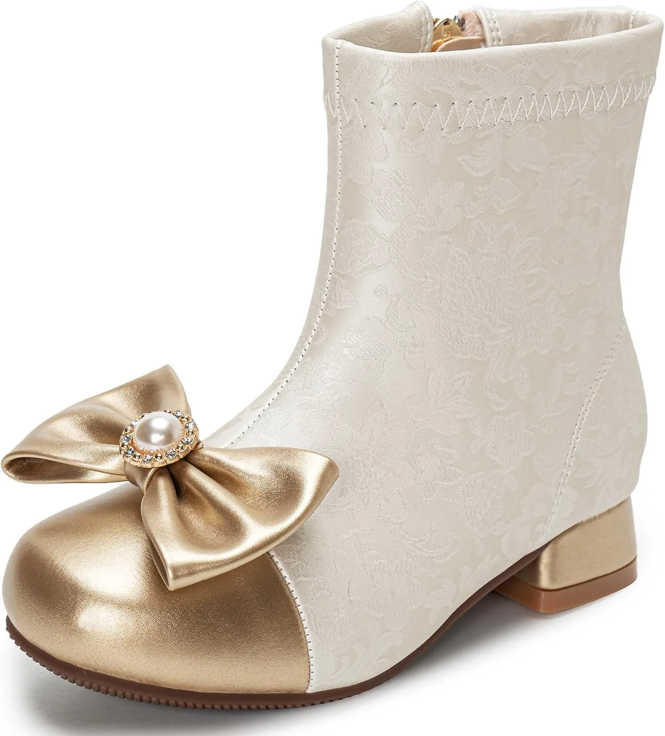 چکمه های دخترانه به سبک کابویی، چکمه های وسترن ساق متوسط، کفش های سوارکاری کودکانه، چکمه های اکلیلی