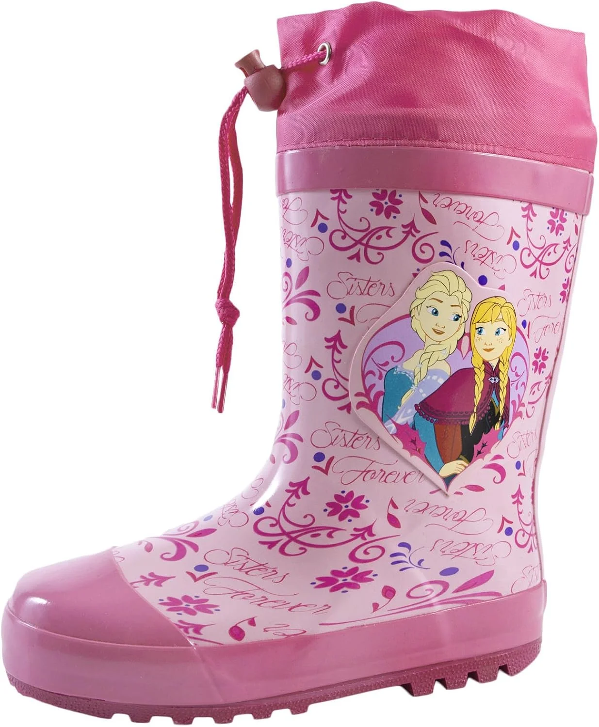 چکمه پلاستیکی دخترانه طرح Frozen مدل Elsa Anna