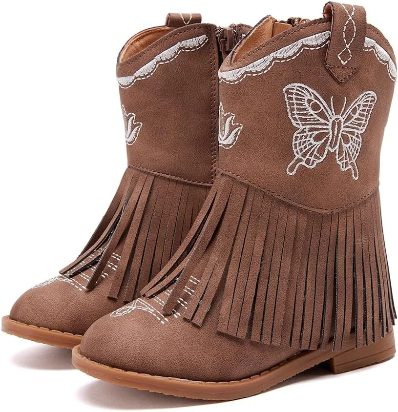 نیم‌بوت دخترانه BMCiTYBM مدل Cowgirl طرح اکلیلی