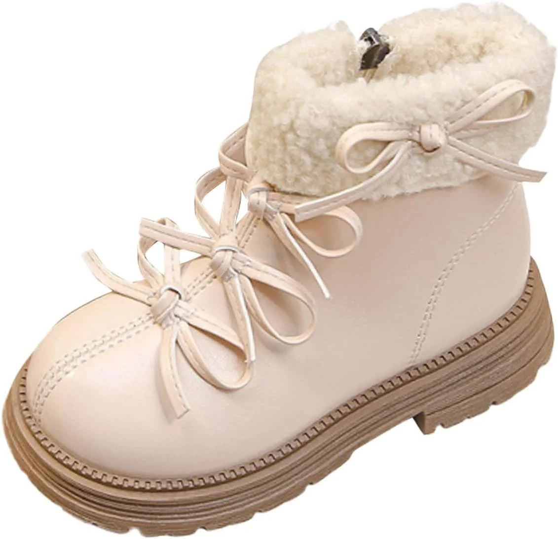 بوت های ساق دار دخترانه، کفش های پاپیونی، بوت زمستانی پشم دار، بوت های بند دار، کفش های چرمی مصنوعی، بوت مدرسه ای دخترانه پاشنه کوتاه