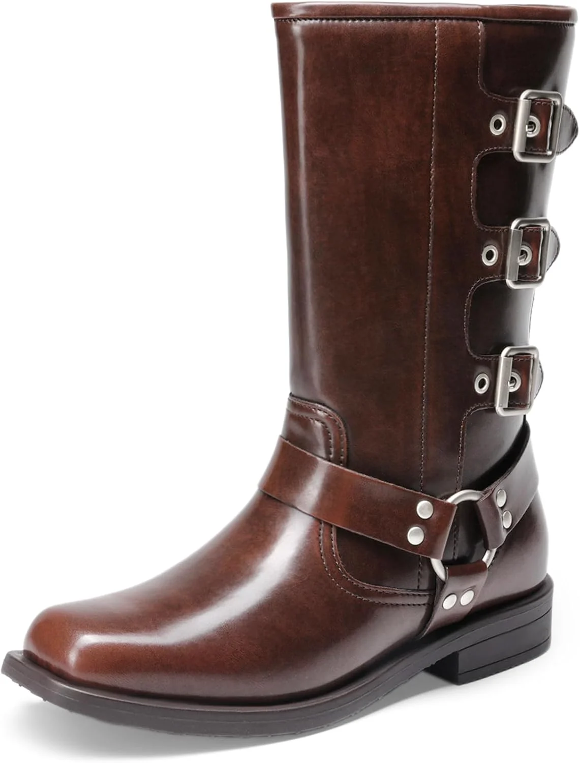 بوت های دخترانه DREAM PAIRS مدل موتورسواری، مناسب کودکان کوچک و بزرگ