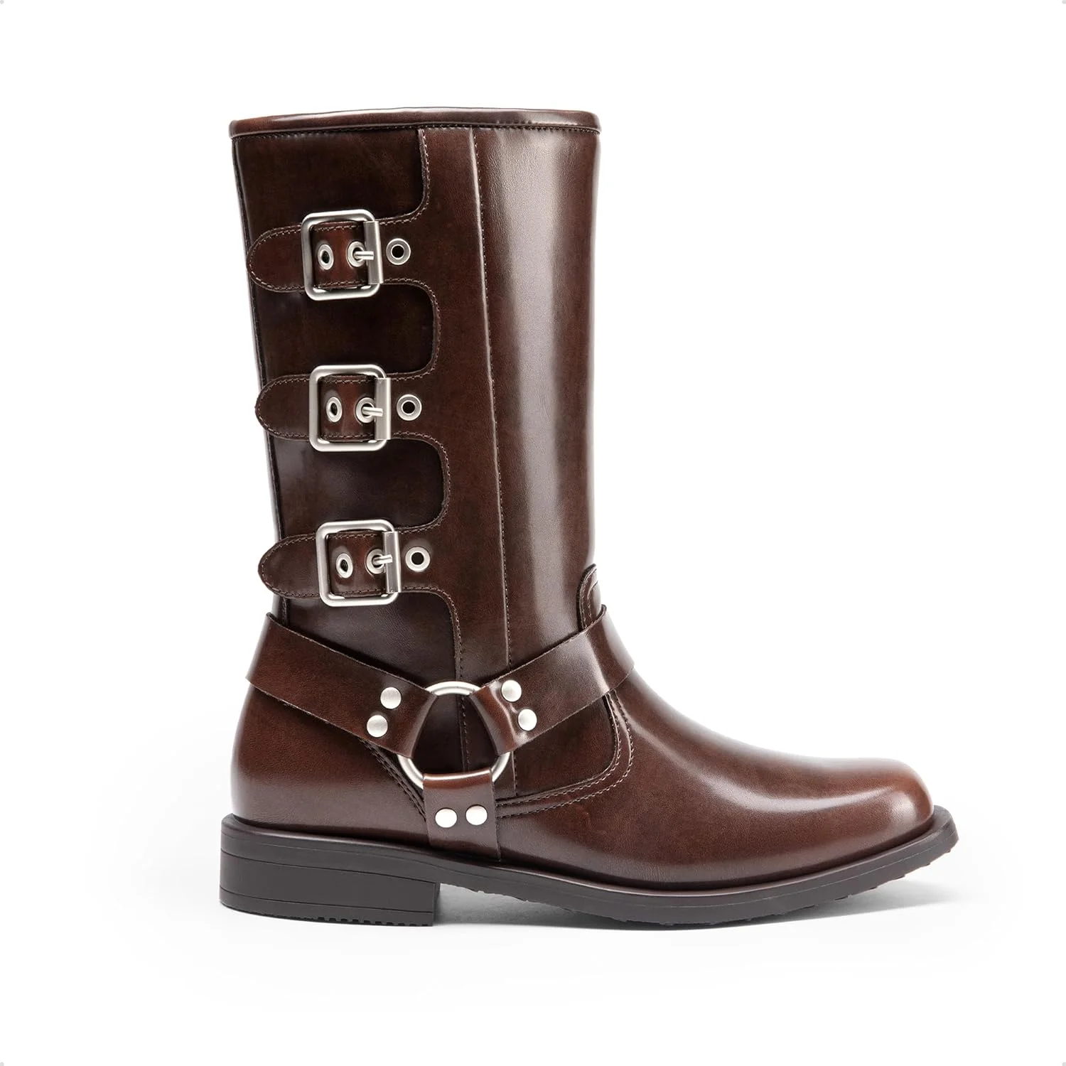 بوت های دخترانه DREAM PAIRS مدل موتورسواری، مناسب کودکان کوچک و بزرگ