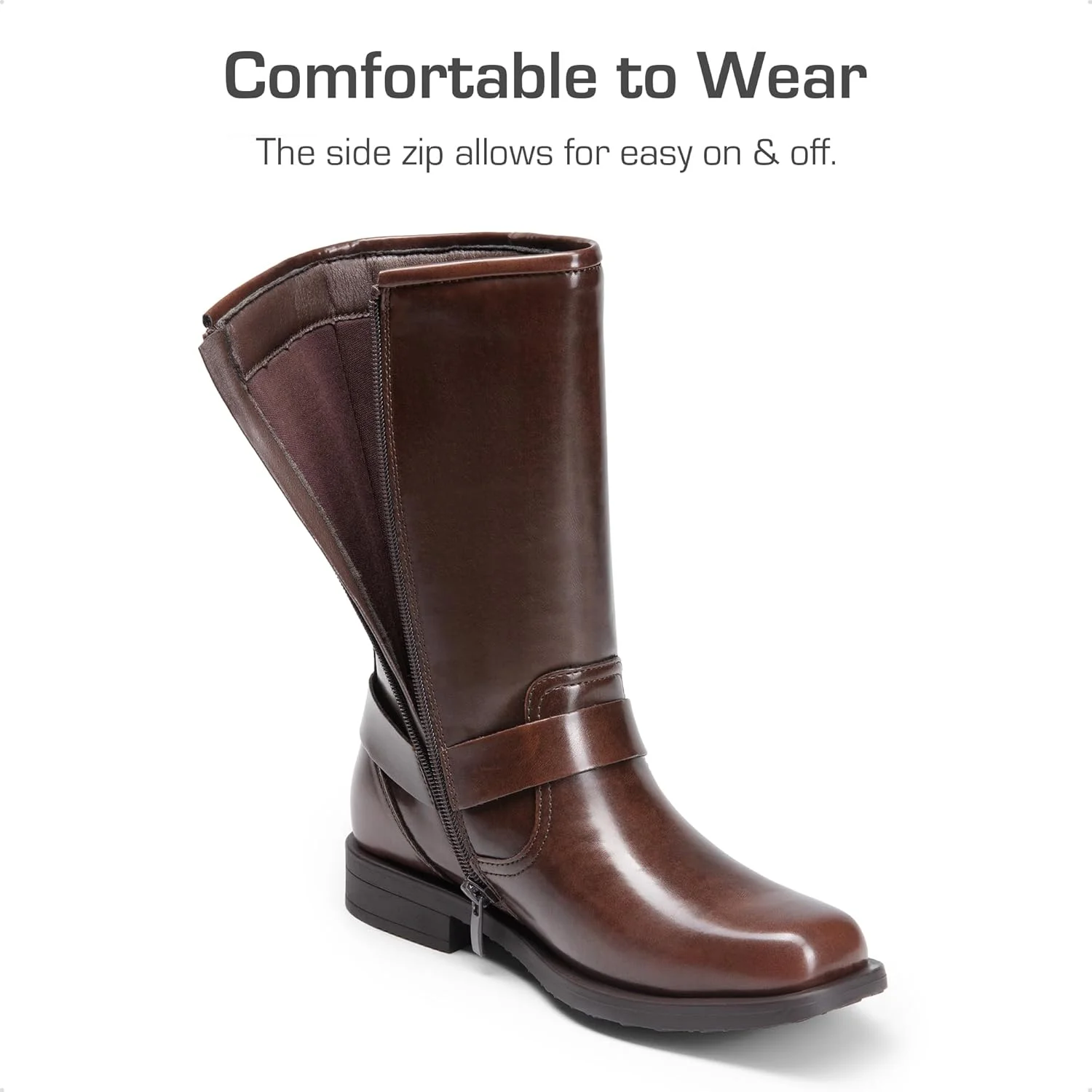 بوت های دخترانه DREAM PAIRS مدل موتورسواری، مناسب کودکان کوچک و بزرگ