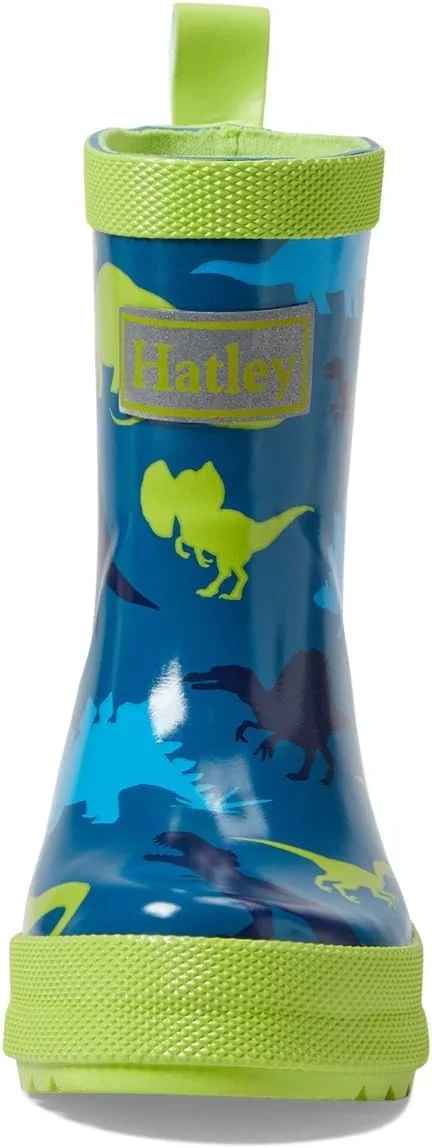 چکمه باران براق طرح دایناسور واقعی پسرانه هتلی (مناسب کودکان نوپا/کودکان کوچک/کودکان بزرگ)