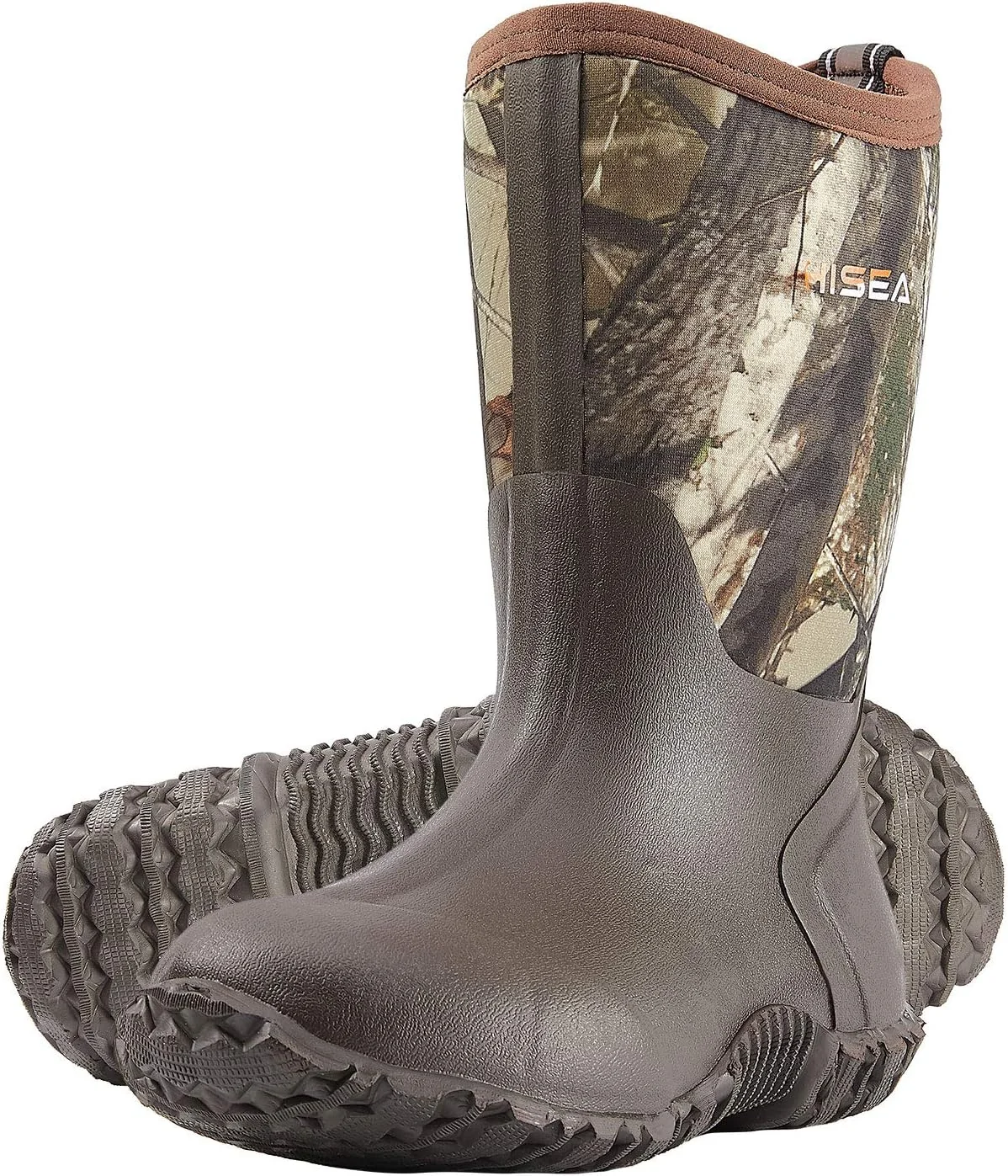 چکمه های بارانی لاستیکی کودکان HISEA ضد آب و بادوام برای پسران و دختران نوپا - مشکی