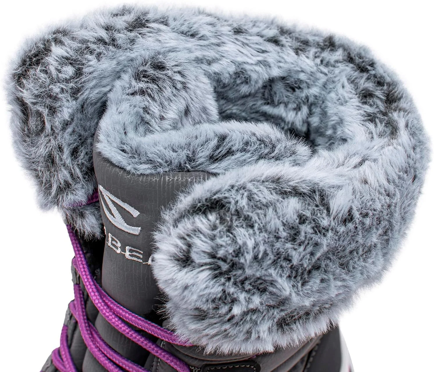 کفش زمستانی بچگانه HOBIBEAR ضدآب و گرم با آستر خز مصنوعی مناسب فضای باز