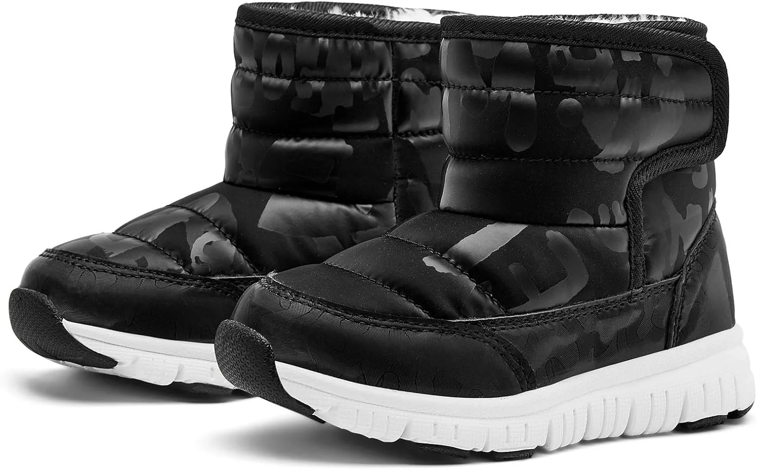 کفش زمستانی ضد آب و ضد لغزش پسرانه و دخترانه HOBIBEAR مناسب کودکان نوپا، کودکان کوچک و کودکان بزرگ