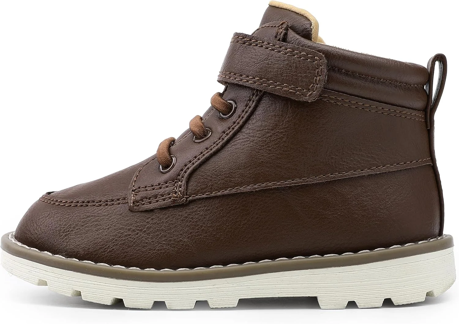 کفش بوت مد روز پسرانه HOMEHOT، کتانی ساق بلند چرم مصنوعی (مناسب کودکان نوپا/کودکان کوچک)