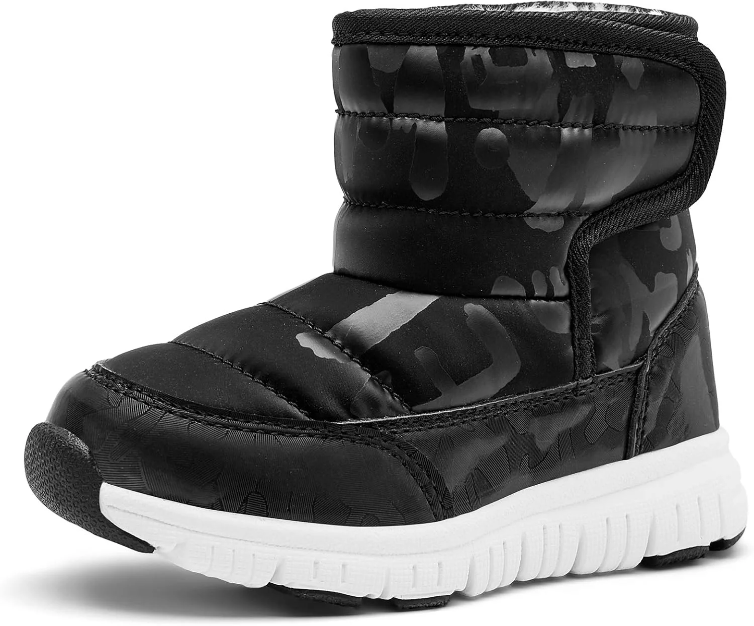 کفش زمستانی ضد آب و ضد لغزش پسرانه و دخترانه HOBIBEAR مناسب کودکان نوپا، کودکان کوچک و کودکان بزرگ