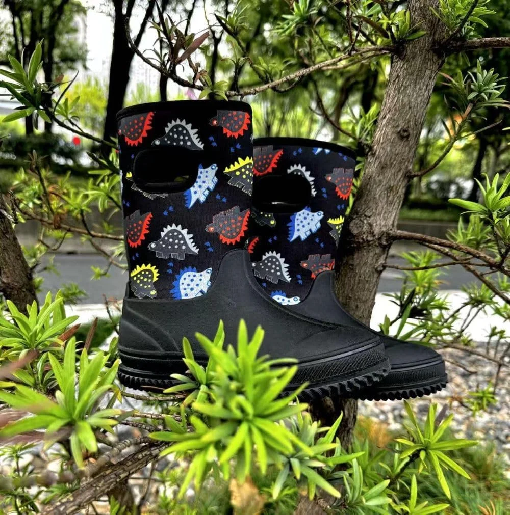 چکمه های بارانی نوزادان HugRain، گرم، نئوپرن و ضد آب