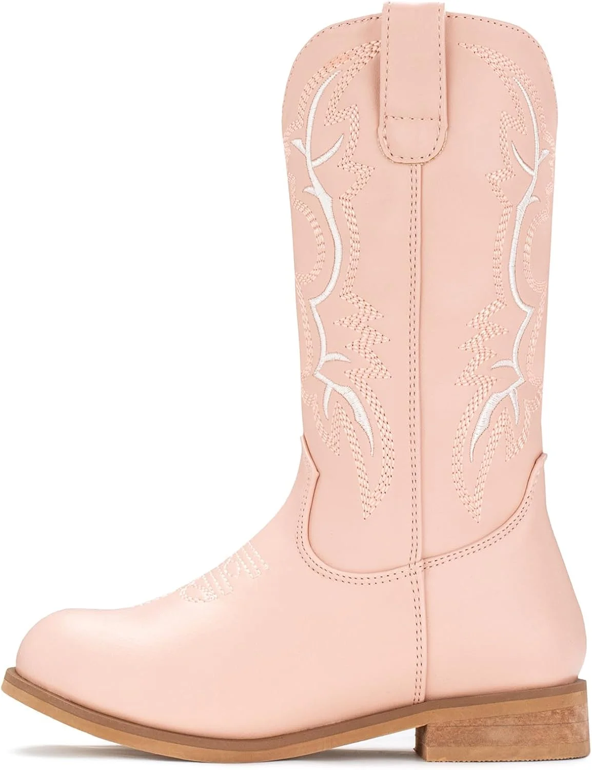 کفش های کابویی دخترانه IUV، چکمه های وسترن فشن ساق متوسط مناسب کودکان