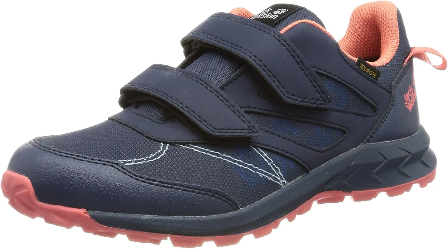 کفش پیاده روی بچه گانه جک ولفسکین مدل WOODLAND TEXAPORE LOW VC K