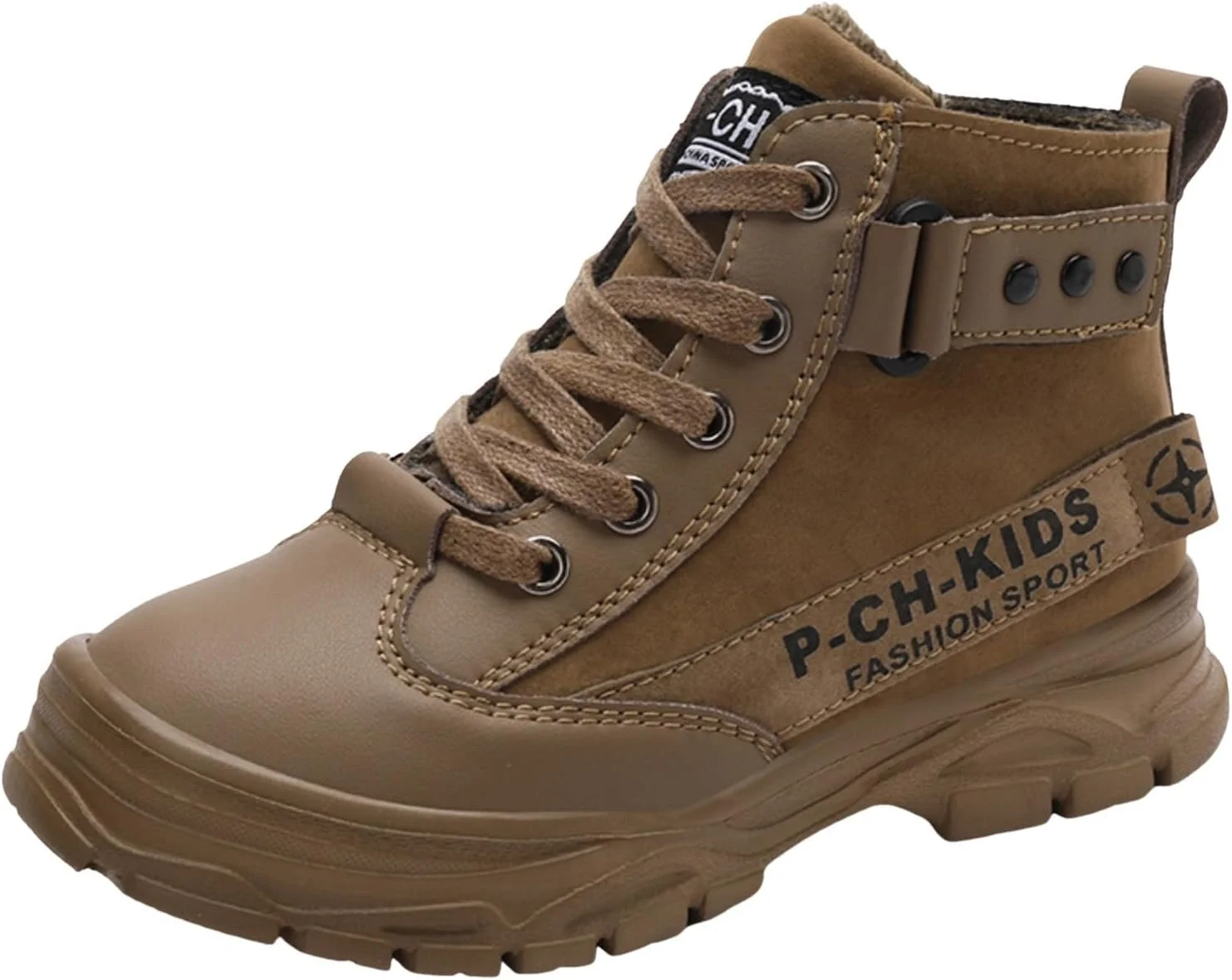 نیم بوت ساق دار بچگانه جیروت، دارای خز مصنوعی گرم، مناسب پیاده روی و فعالیت های خارج از منزل، کفش ورزشی ساق بلند پسرانه و دخترانه، کفش زمستانی