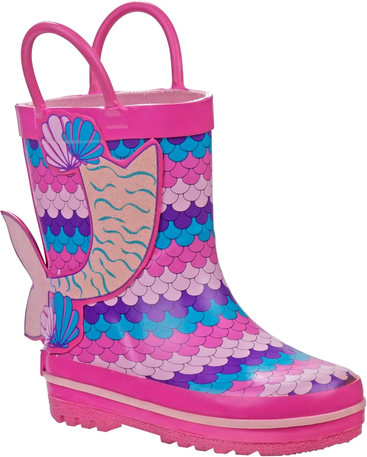 چکمه بارانی دخترانه Josmo - کفش های ضد آب و ضد لغزش پری دریایی