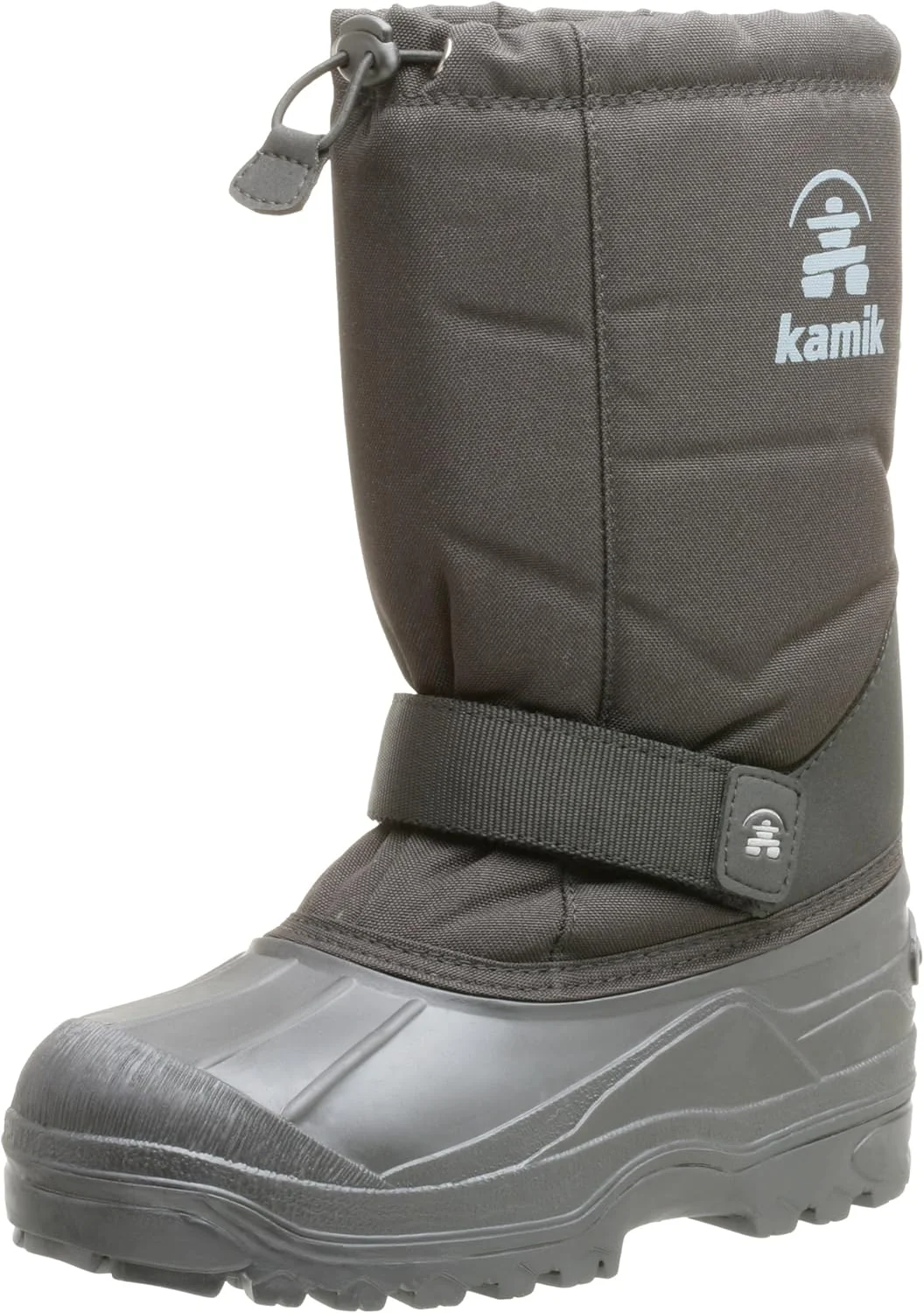 بوت زمستانی ضدآب Kamik Rocket (مناسب کودکان نوپا/کودکان کوچک/کودکان بزرگ)، مشکی، سایز 12 M US کودکان کوچک