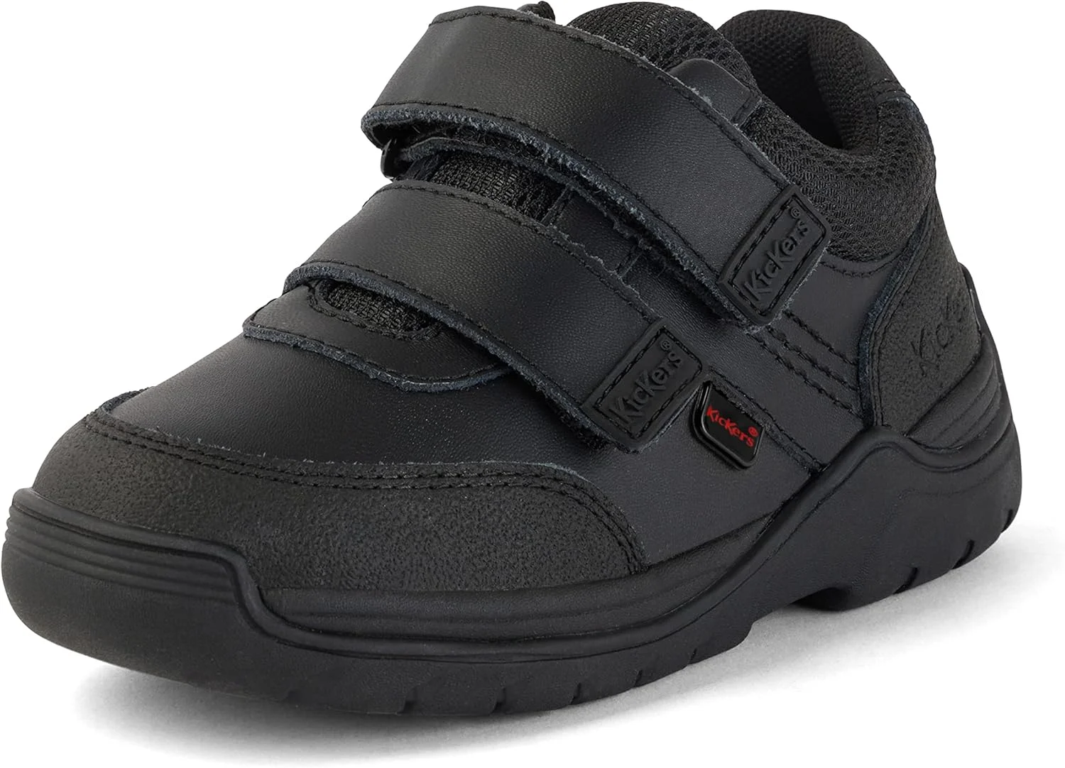 کفش ورزشی پسرانه کیکرز مدل Stomper Mid Lthr Im Blk