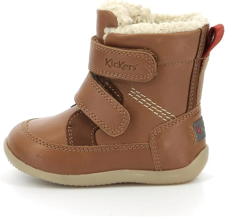 نیم بوت ساق دار بچه گانه کیکرز مدل Bamakratch