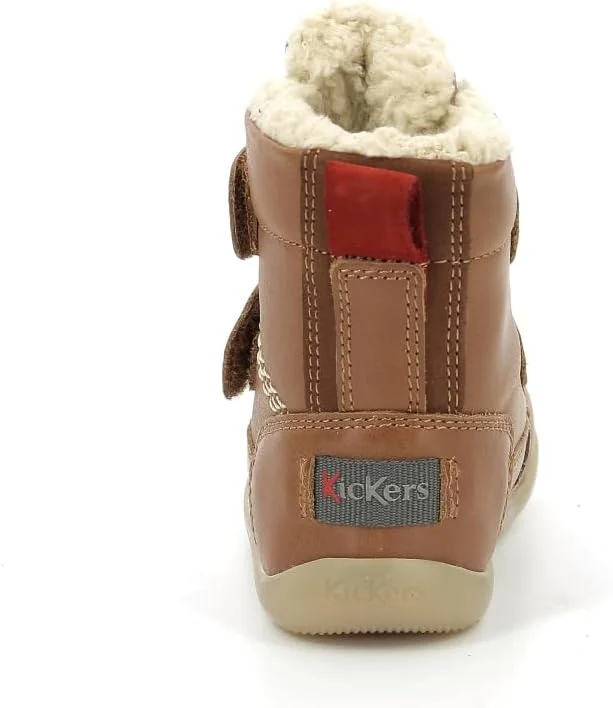 نیم بوت ساق دار بچه گانه کیکرز مدل Bamakratch