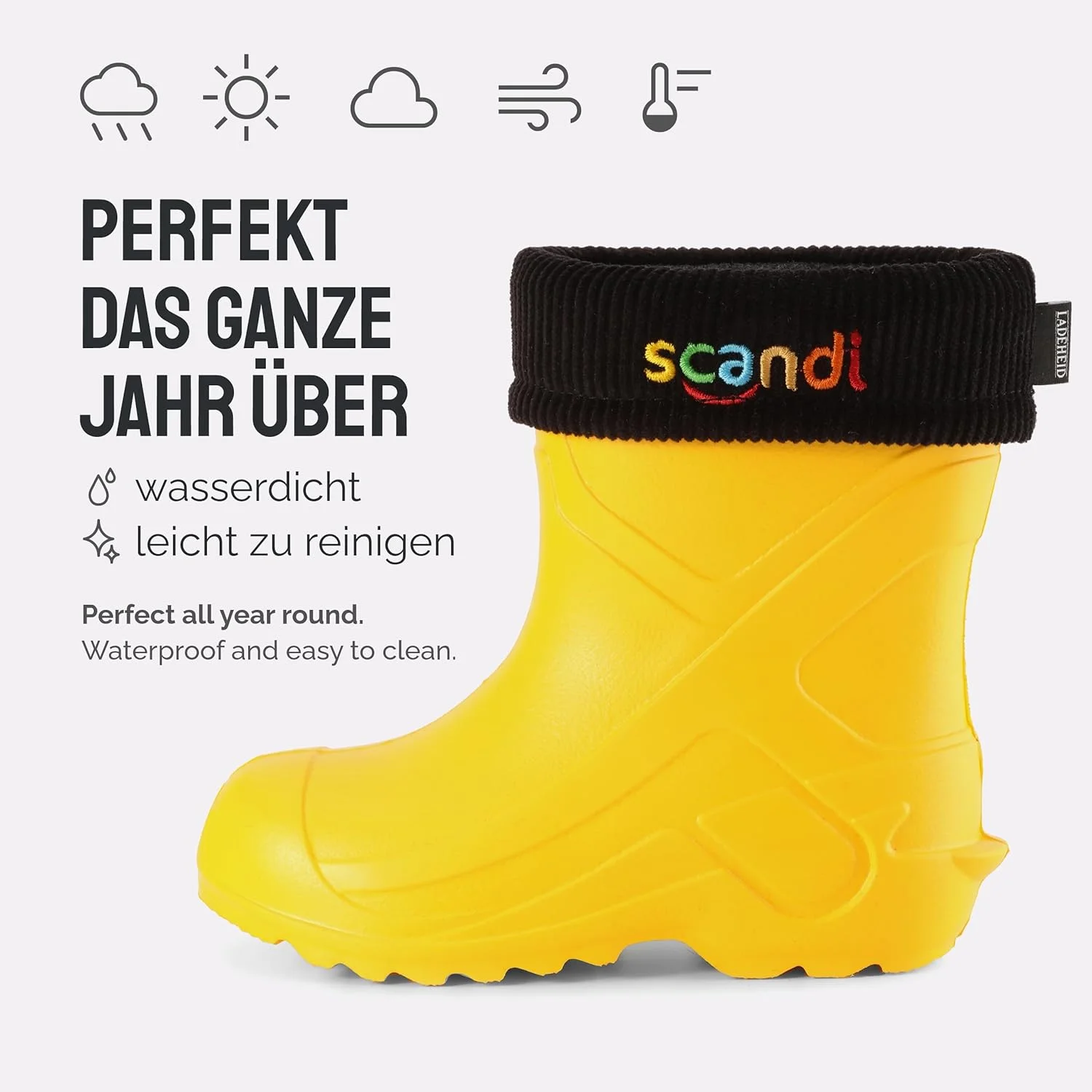 چکمه های سبک وزن حرارتی EVA بچه گانه Ladeheid LA-763 با آستر