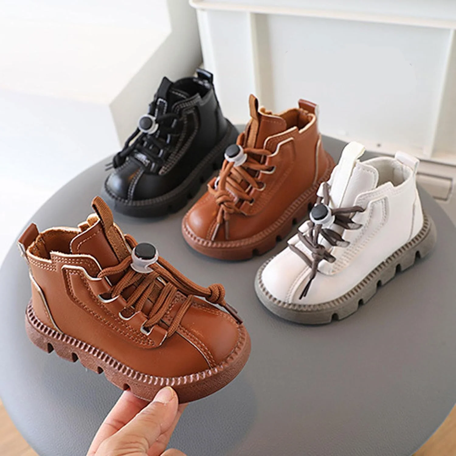 کفش کودکانه Legou، کفش بچگانه، کفش، نیم بوت دخترانه