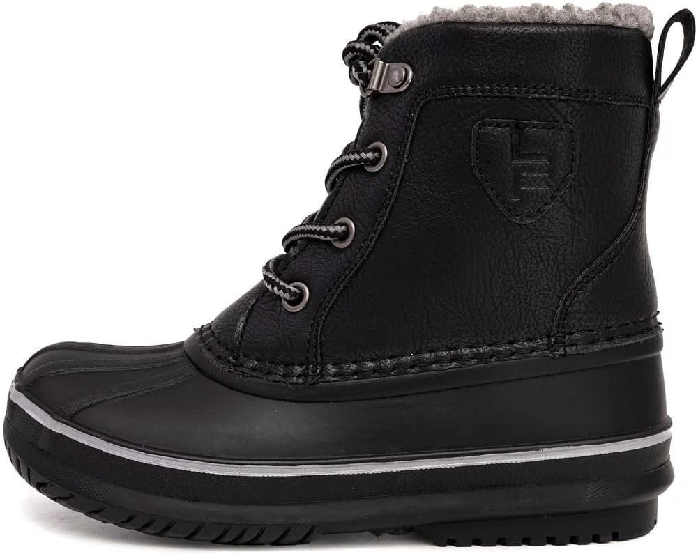 بوت های برفی وارینگتون لندن فاگ برای کودکان - بوت های اردکی زمستانی ضد آب و عایق برای پسران و دختران - سایزهای بچه گانه کوچک و بزرگ 11 تا 7