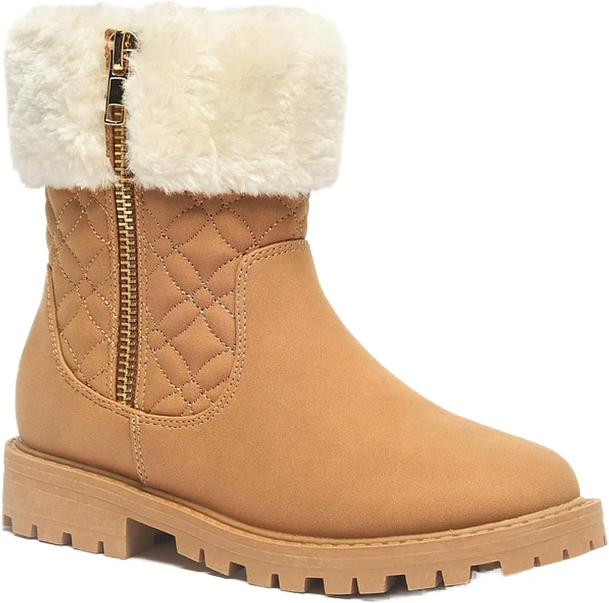 بوت های ساق دار دخترانه Little Missy - G14512-Ab06A - دارای جزئیات پولیشی و بست زیپی