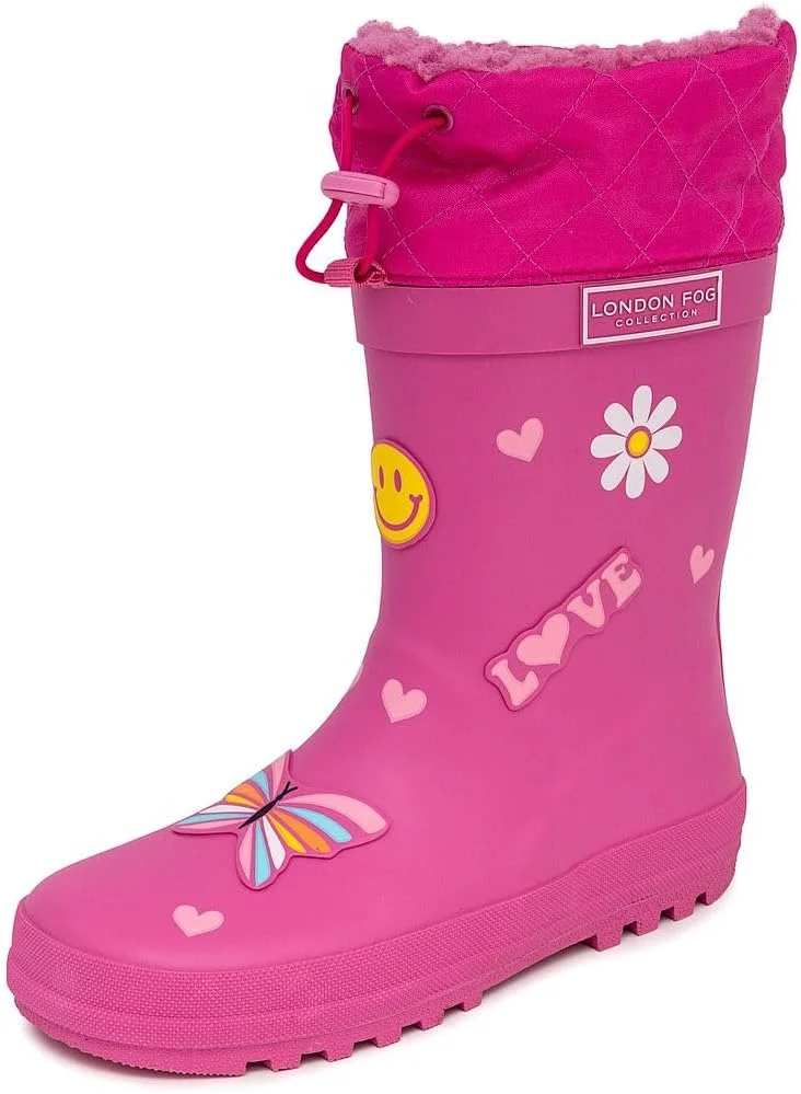 چکمه های بارانی و برفی پسرانه توبی LONDON FOG - چکمه های برفی زمستانی عایق و ضد آب پسرانه - سایزهای 11 تا 7 برای کودکان کوچک و بزرگ