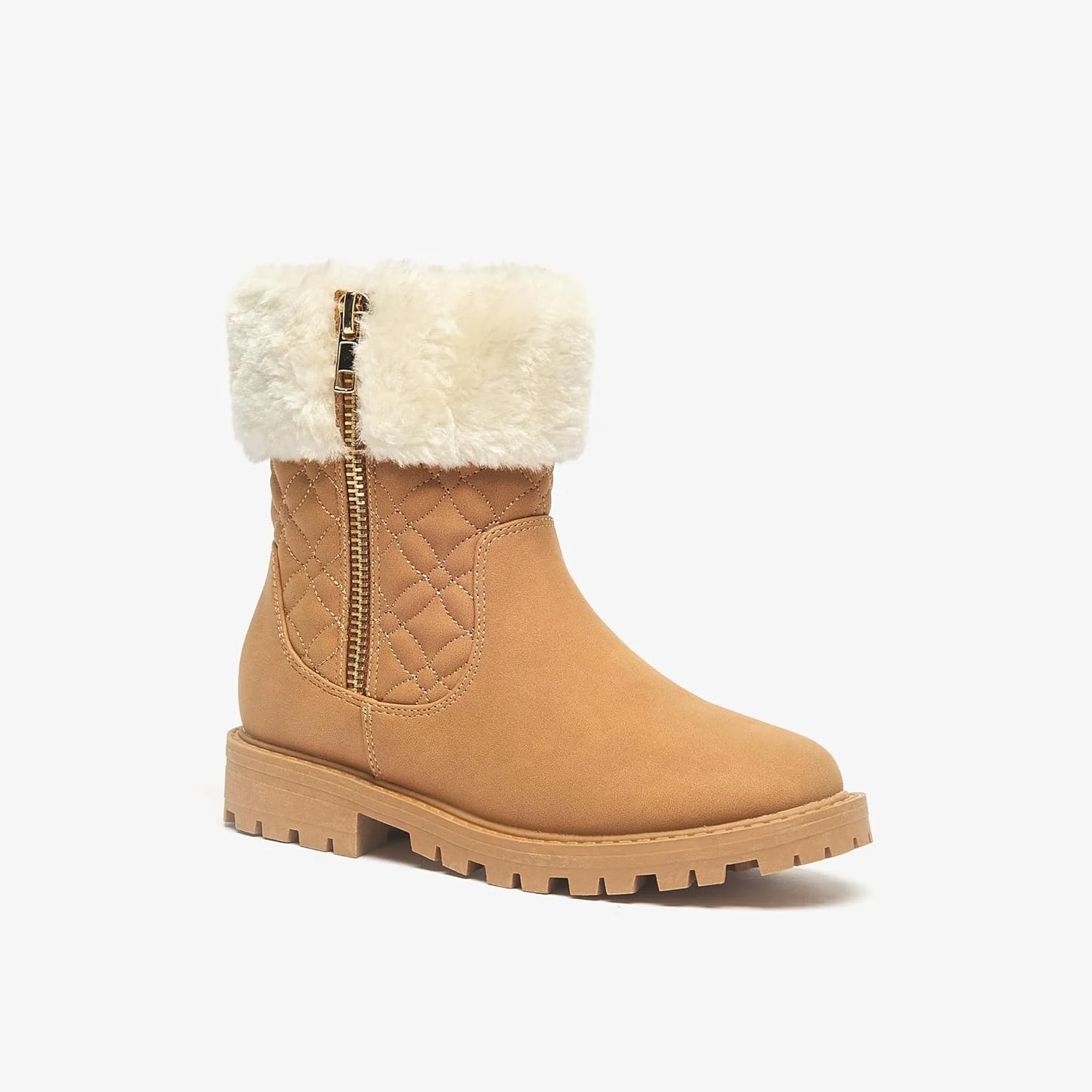 بوت های ساق دار دخترانه Little Missy - G14512-Ab06A - دارای جزئیات پولیشی و بست زیپی بوت های ساق دار دخترانه Little Missy - G14512-Ab06A - دارای جزئیات پولیشی و بست زیپی