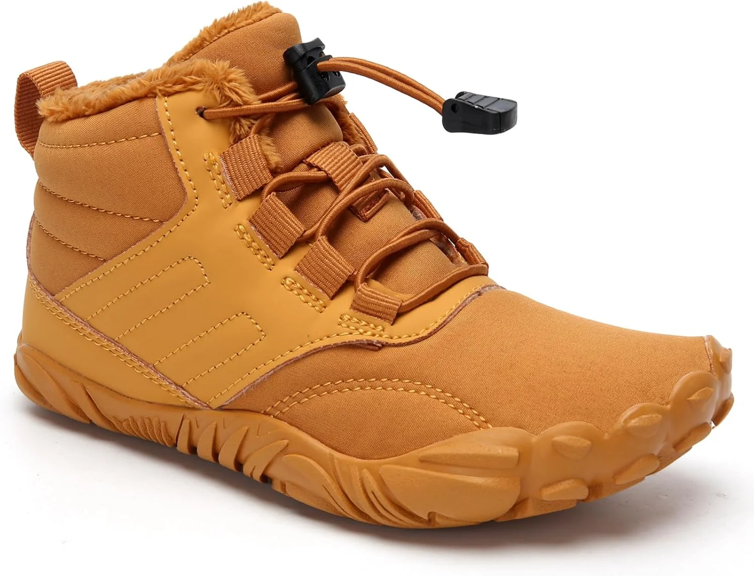 کفش‌های برهنه پا Mabove مناسب فصل زمستان برای کودکان، پسران و دختران، کفش‌های زمستانی گرم و سبک با آستر داخلی و زیره ضد لغزش، سایز 26-36