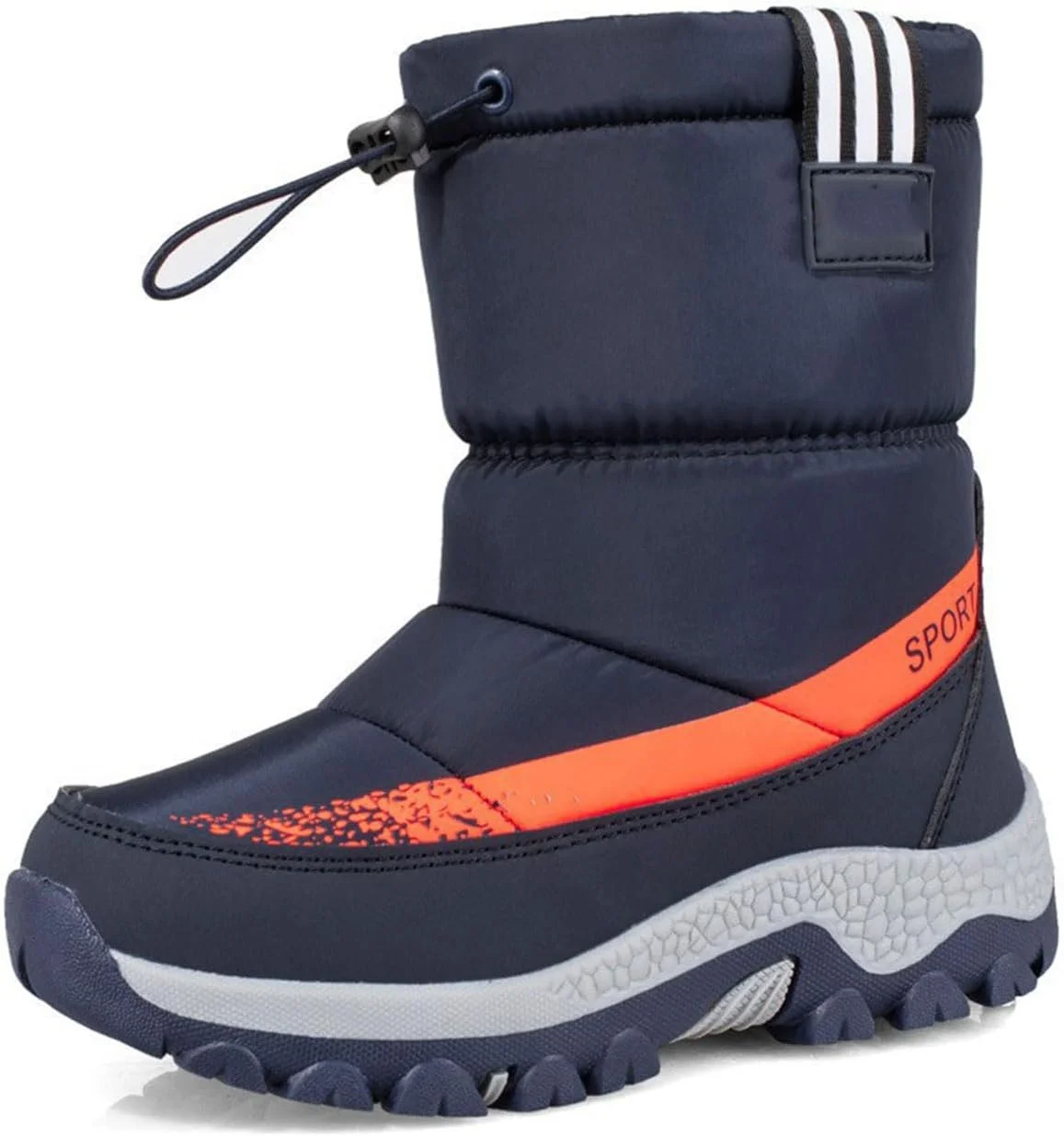 کفش های برفی بچگانه، کفش های زمستانی گرم نخی دخترانه و پسرانه، ضد آب ضخیم شده با کرامپون های ضد لغزش، چکمه های پیاده روی کوتاه در فضای باز کفش های برفی بچگانه، کفش های زمستانی گرم نخی دخترانه و پسرانه، ضد آب ضخیم شده با کرامپون های ضد لغزش، چکمه های پیاده روی کوتاه در فضای باز