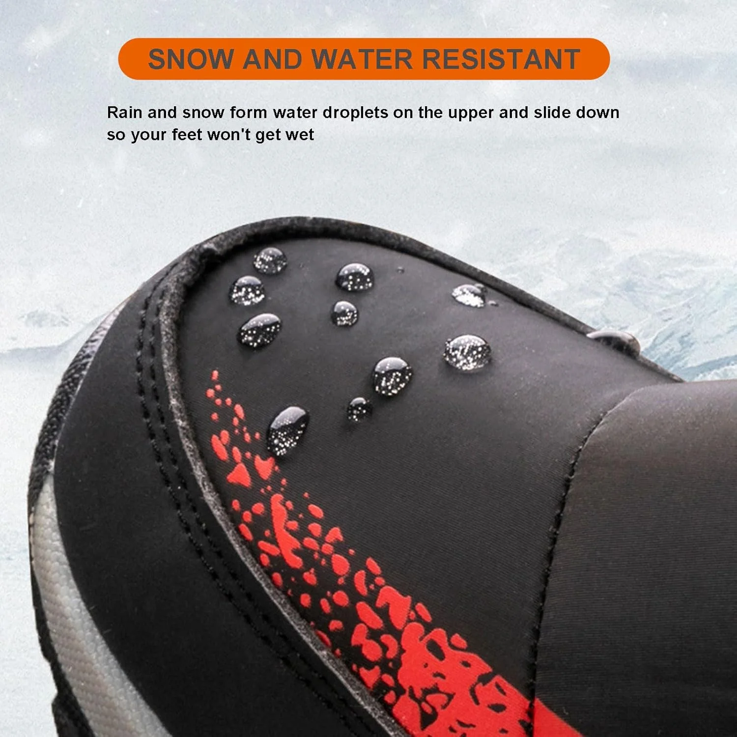 کفش های برفی بچگانه، کفش های زمستانی گرم نخی دخترانه و پسرانه، ضد آب ضخیم شده با کرامپون های ضد لغزش، چکمه های پیاده روی کوتاه در فضای باز کفش های برفی بچگانه، کفش های زمستانی گرم نخی دخترانه و پسرانه، ضد آب ضخیم شده با کرامپون های ضد لغزش، چکمه های پیاده روی کوتاه در فضای باز