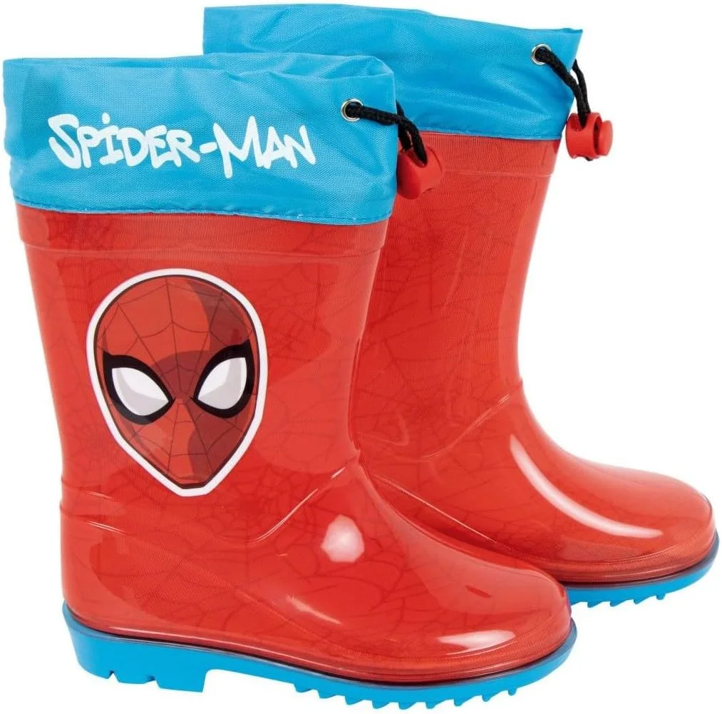 چکمه های ولینگتون کودکانه طرح مرد عنکبوتی مارول