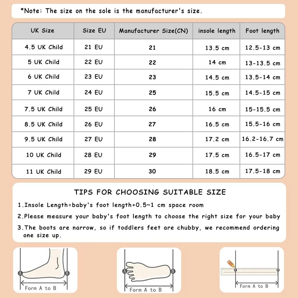 بوت های ساق دار پسرانه و دخترانه MASOCIO، کفش های بند دار مدرسه ای بچه گانه (مناسب کودکان نوپا/بچه های کوچک)، مشکی، سایز 5