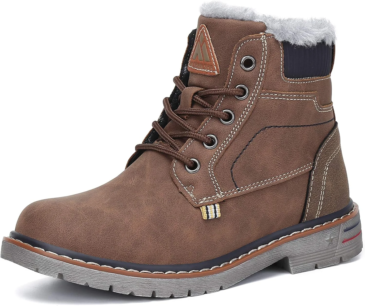 بوت های برفی بچگانه ضد آب و گرم مناسب پیاده روی پسرانه و دخترانه برای هوای سرد و زمستانی ضد لغزش (کودک نوپا/کودک کوچک/کودک بزرگ)