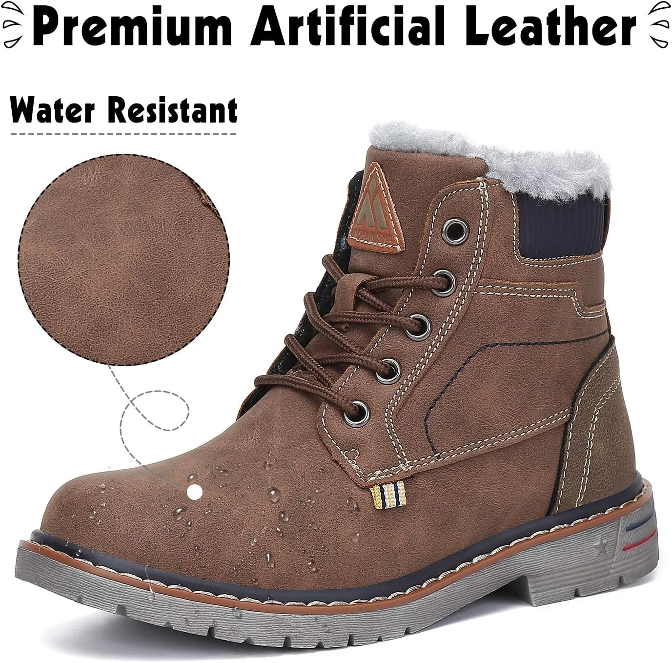 بوت های برفی بچگانه ضد آب و گرم مناسب پیاده روی پسرانه و دخترانه برای هوای سرد و زمستانی ضد لغزش (کودک نوپا/کودک کوچک/کودک بزرگ) بوت های برفی بچگانه ضد آب و گرم مناسب پیاده روی پسرانه و دخترانه برای هوای سرد و زمستانی ضد لغزش (کودک نوپا/کودک کوچک/کودک بزرگ)