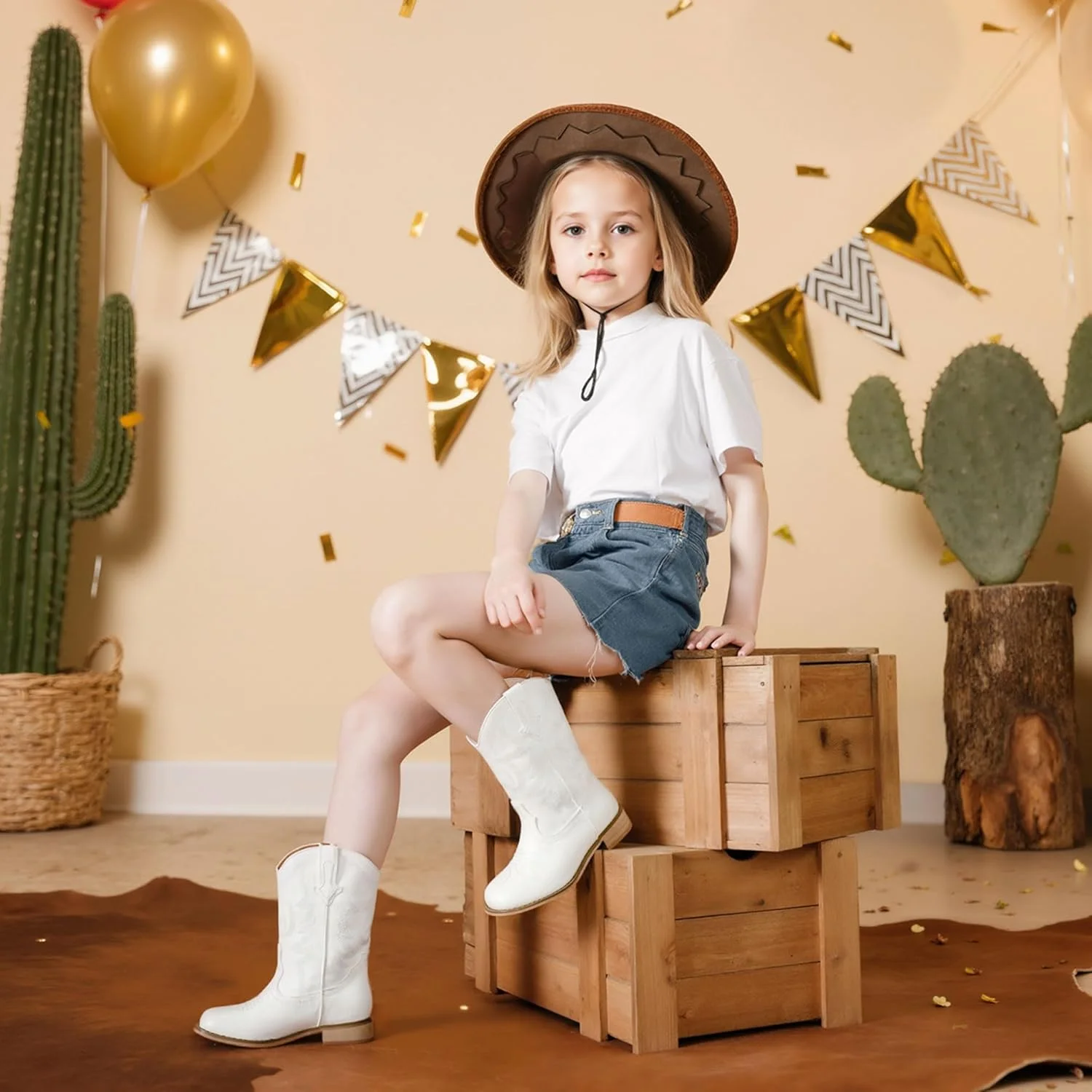 بوت وسترن کودکانه مدل Motasha M7101