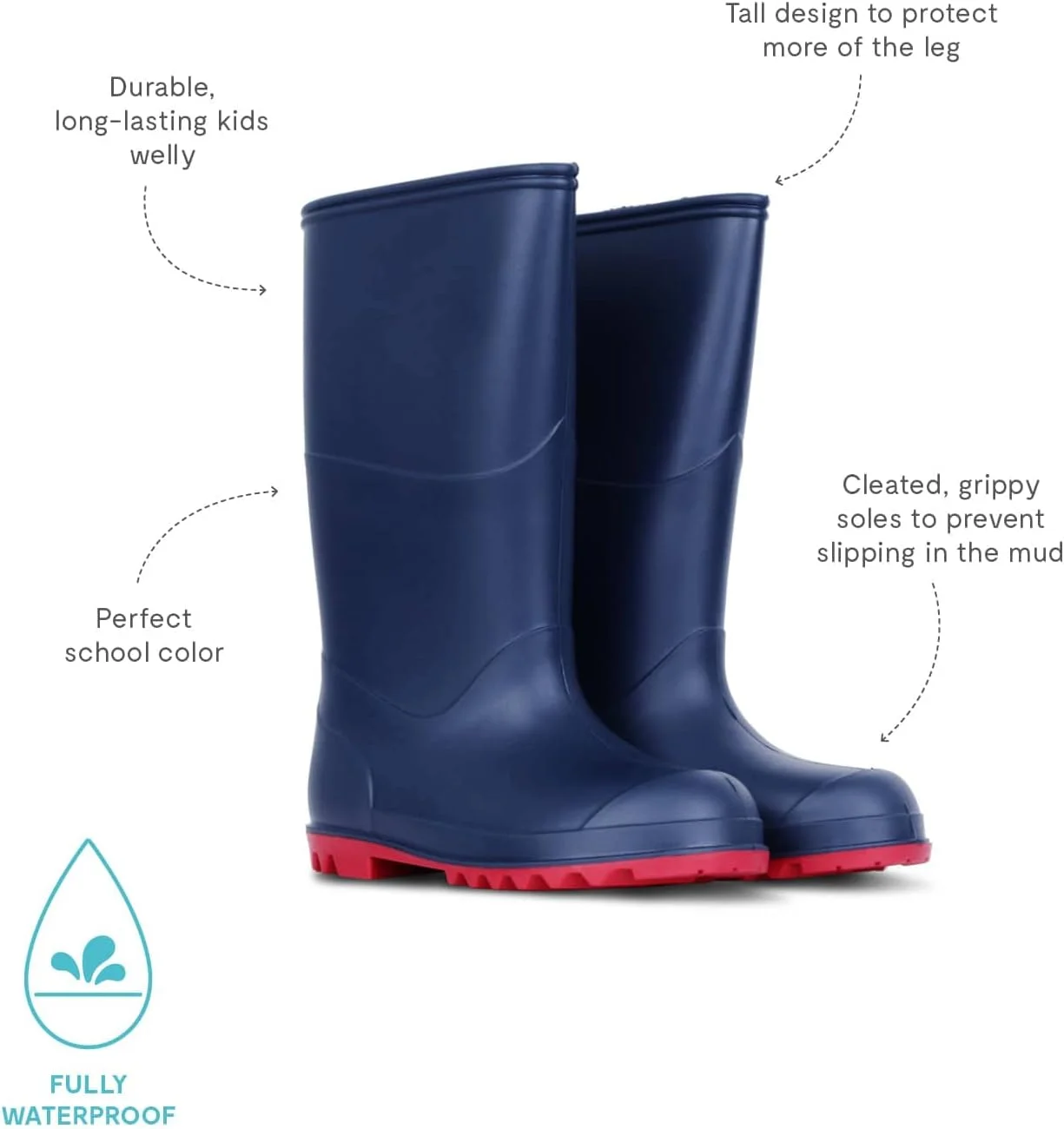 چکمه های کلاسیک ضد آب یونی‌سکس کودکان مناسب برف