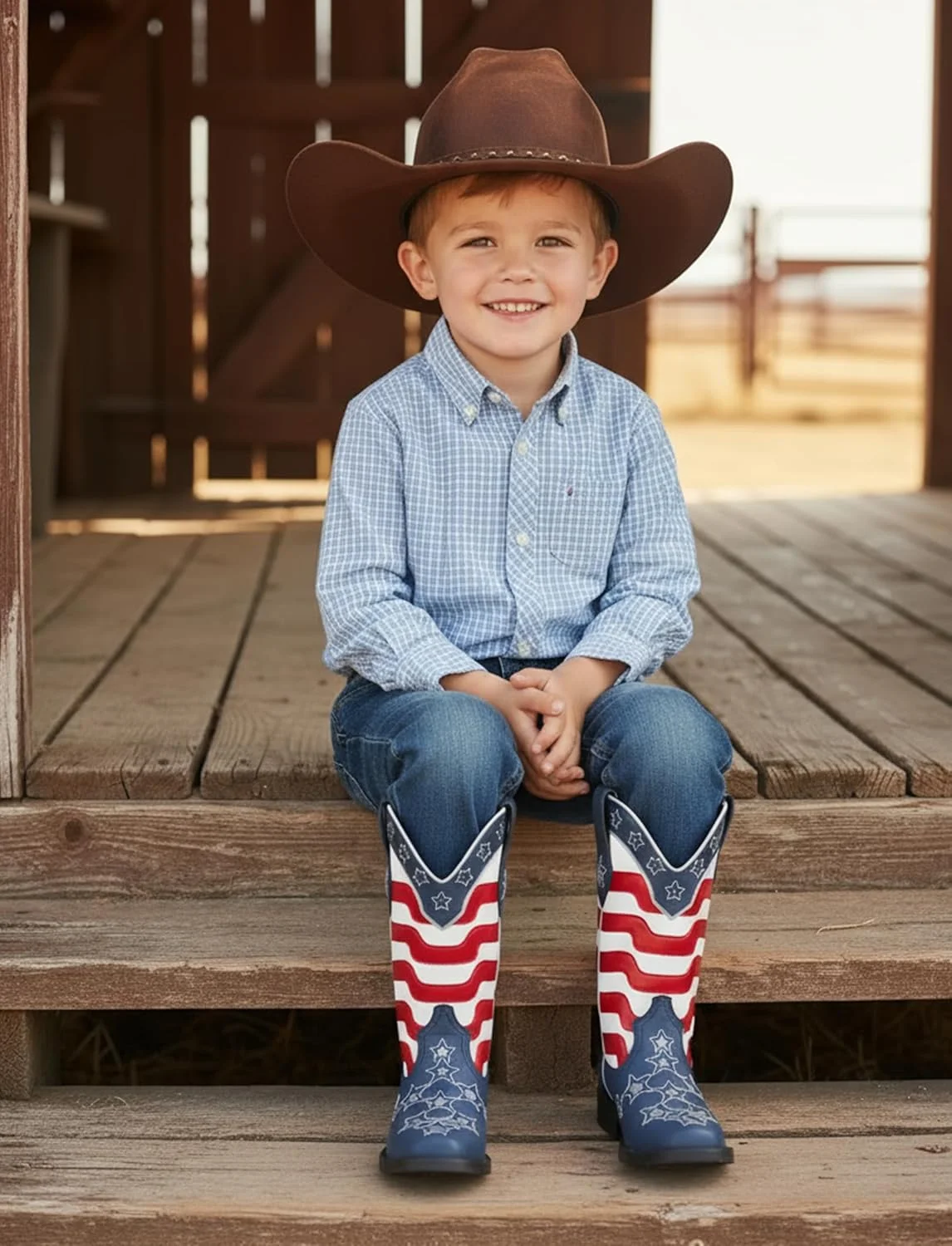 پات پات چکمه های کابویی بچه گانه برای دختران و پسران - چکمه های گاوچران نیم ساق غربی با طرح ستاره شب تاب و المان پرچم آمریکا، کفش های لباس سوارکاری برای بچه های کوچک و بزرگ پات پات چکمه های کابویی بچه گانه برای دختران و پسران - چکمه های گاوچران نیم ساق غربی با طرح ستاره شب تاب و المان پرچم آمریکا، کفش های لباس سوارکاری برای بچه های کوچک و بزرگ