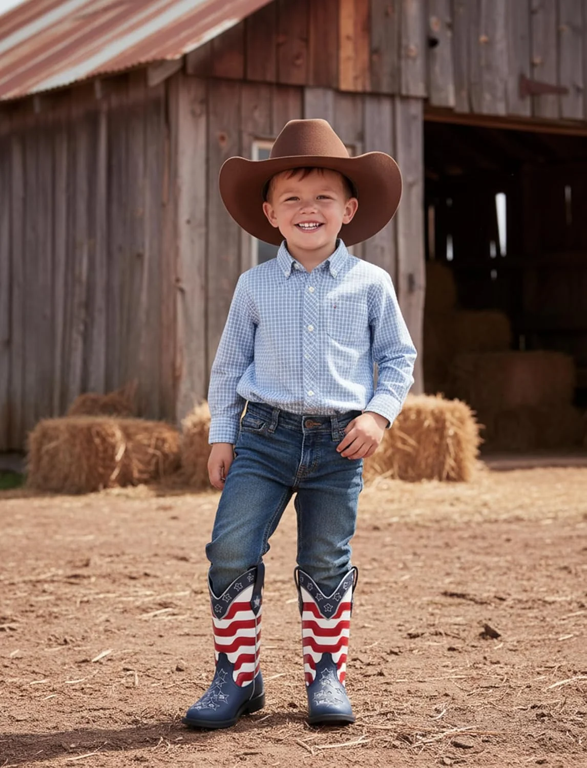 پات پات چکمه های کابویی بچه گانه برای دختران و پسران - چکمه های گاوچران نیم ساق غربی با طرح ستاره شب تاب و المان پرچم آمریکا، کفش های لباس سوارکاری برای بچه های کوچک و بزرگ پات پات چکمه های کابویی بچه گانه برای دختران و پسران - چکمه های گاوچران نیم ساق غربی با طرح ستاره شب تاب و المان پرچم آمریکا، کفش های لباس سوارکاری برای بچه های کوچک و بزرگ