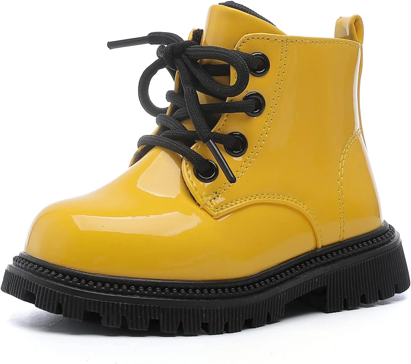 نیم بوت دخترانه، بوت های فشن با زیپ جانبی، بند دار، ضد آب، مناسب برای کودکان نوپا و خردسال