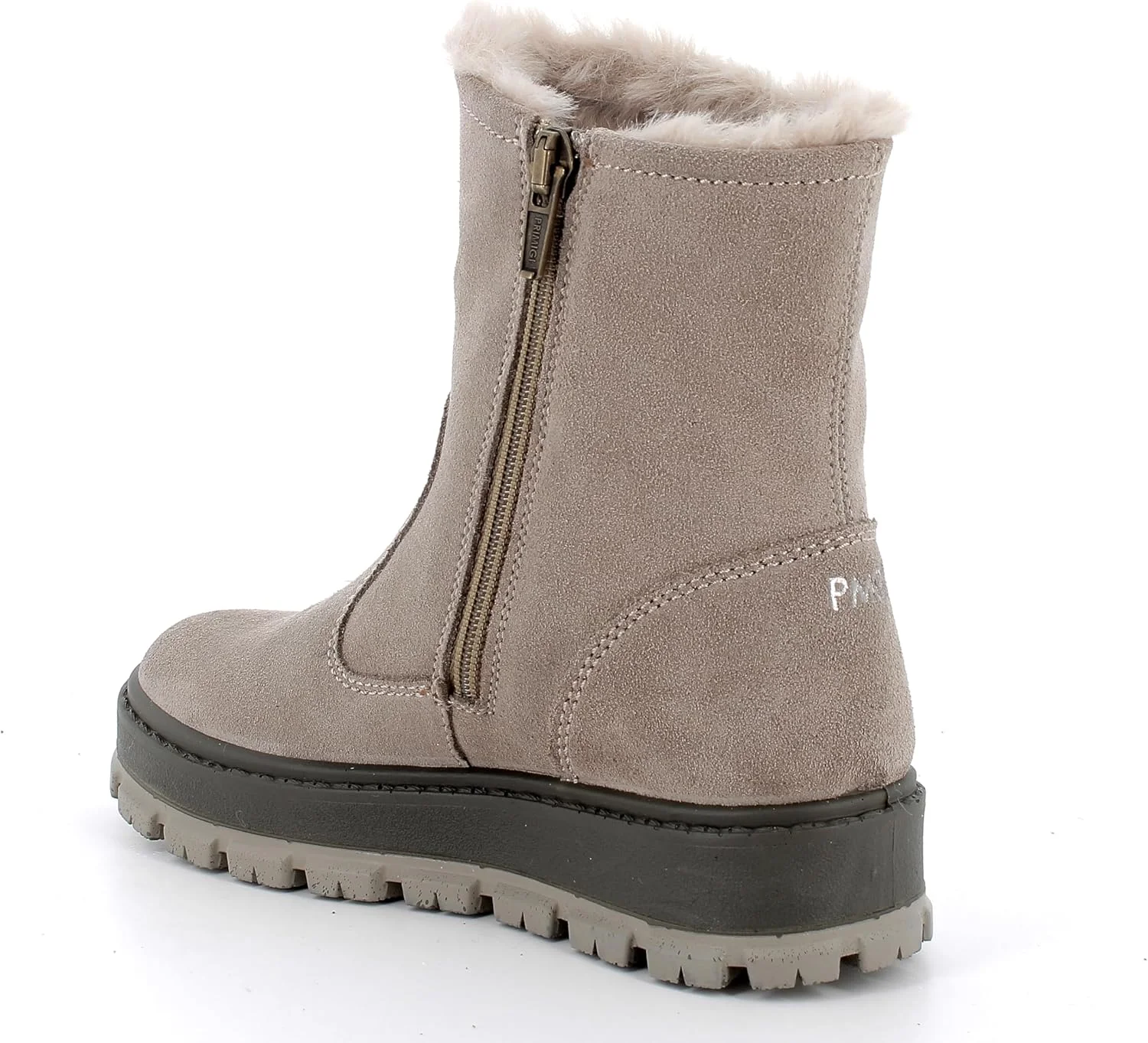 پوتین ساق‌دار چرمی دخترانه و پسرانه پریمجی مدل Corinne GTX رنگ Marmot سایز 27 EU