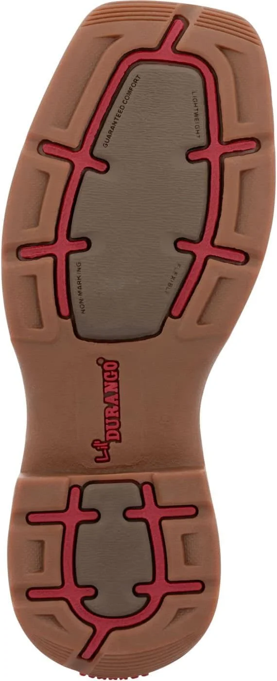 بوت وسترن دورنگو لیل ریبل قهوه ای تان مناسب بچه های بزرگ