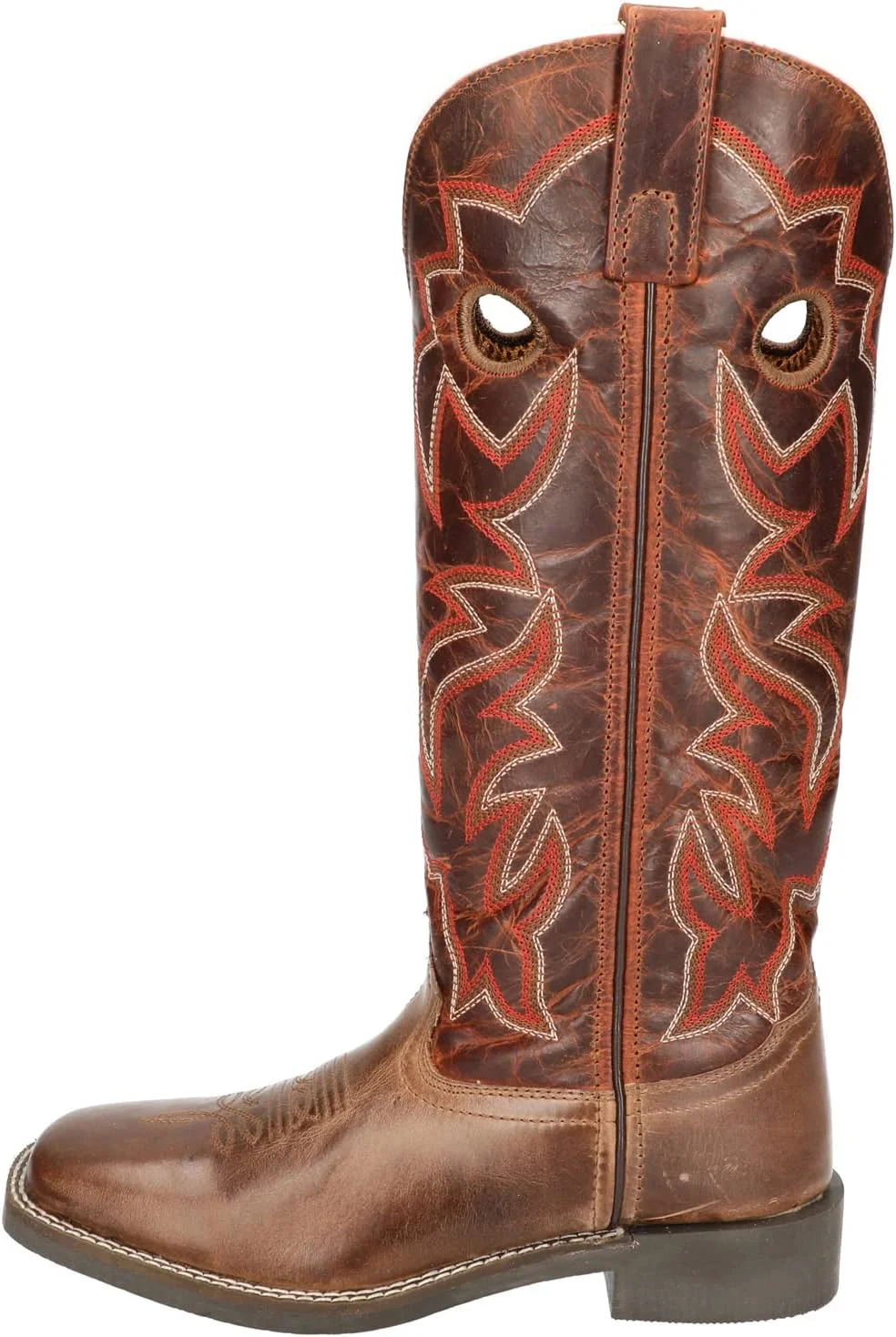 پوتین های وسترن پسرانه Smoky Mountain مدل Maverick با پنجه مربعی