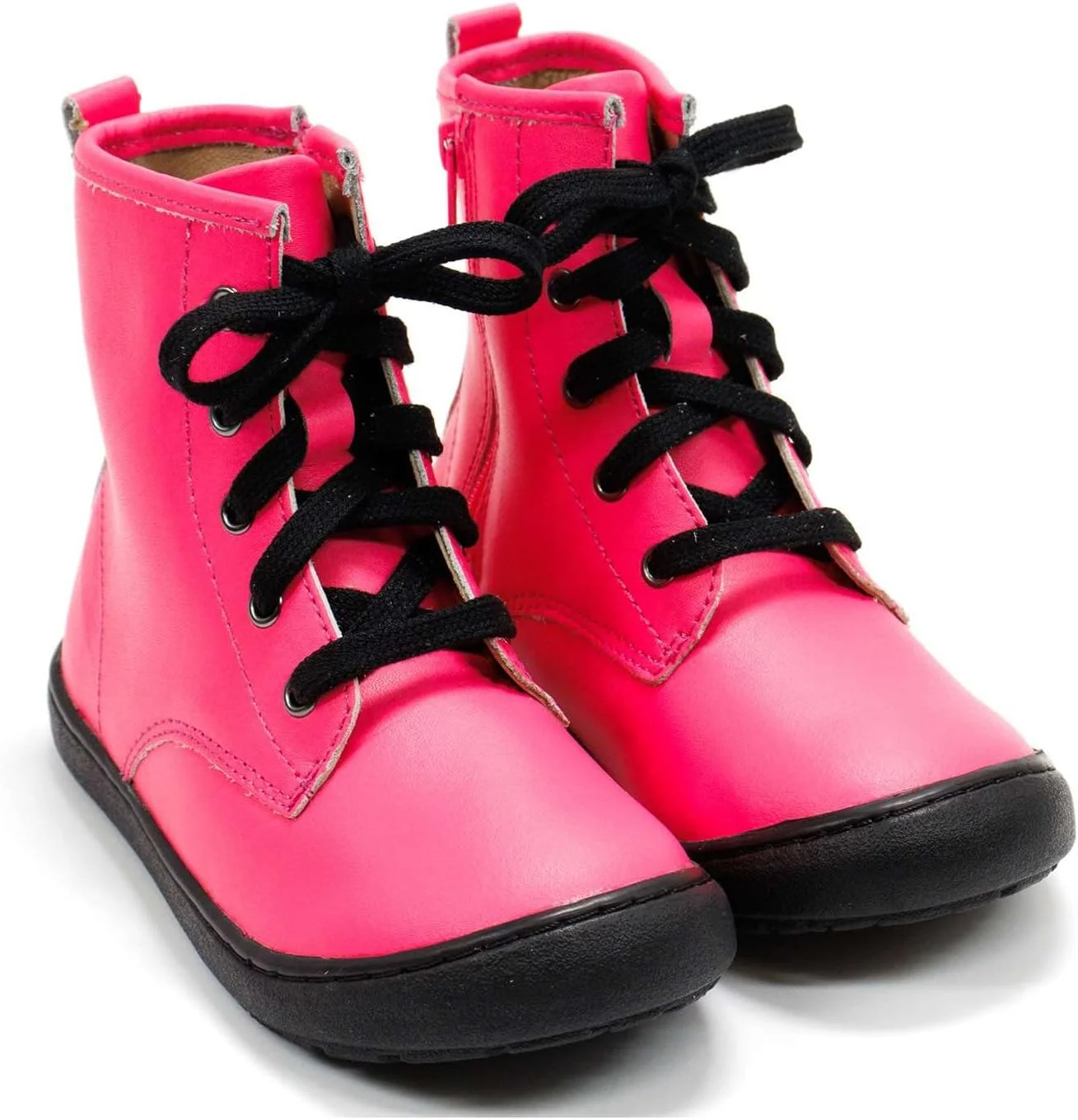 بوت های ساق بلند دخترانه اولد سول مدل Swagger، صورتی نئون، سایز 10 کودک نوپا