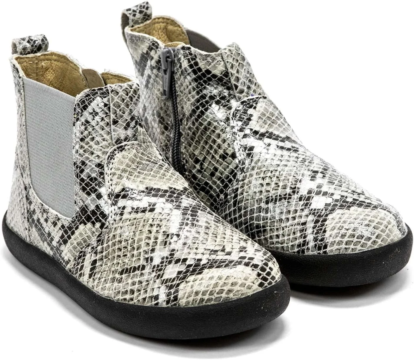 کفش پسرانه اولد سول مدل نیو کلیک (مناسب کودکان نوپا/کودکان کوچک) خاکستری طرح پوست ماری سایز 30