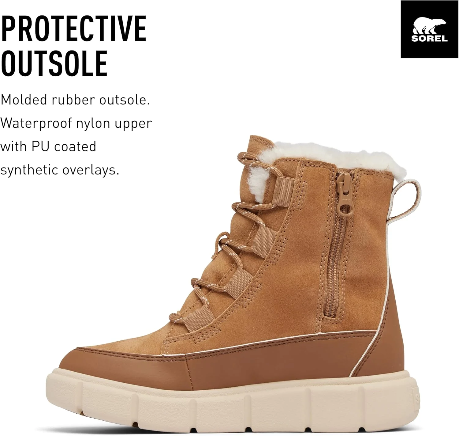 بوت های ضدآب اکسپلورر III بنددار کودکانه Sorel