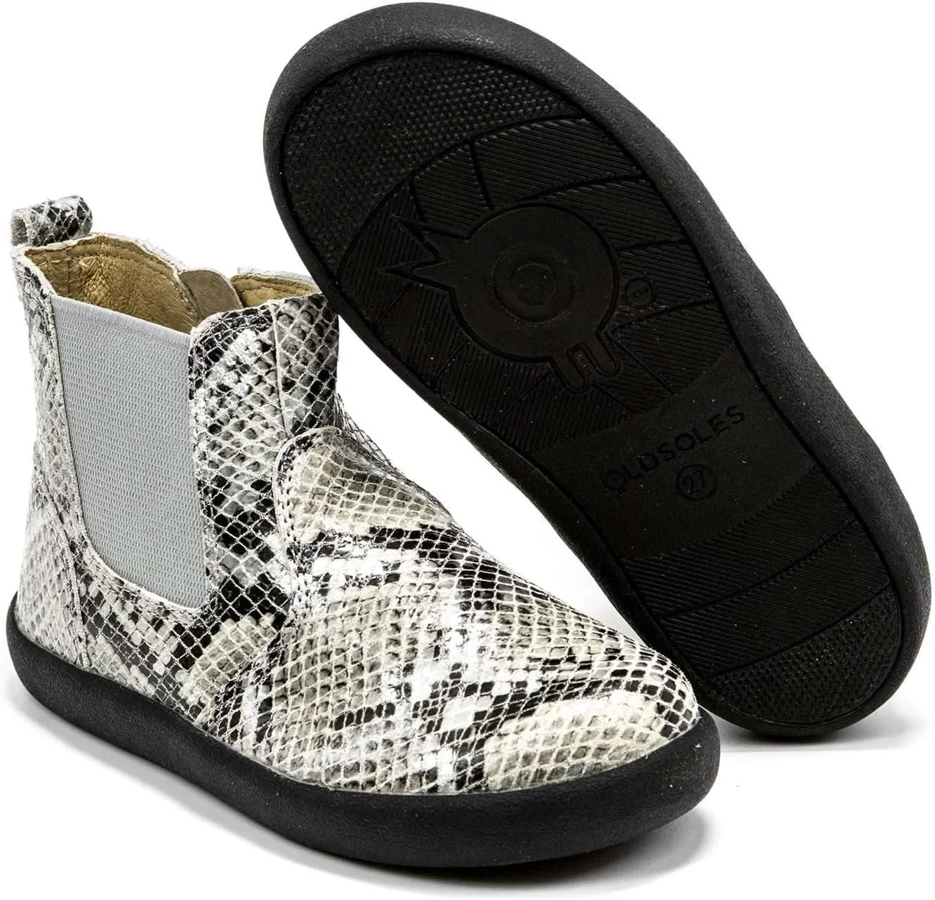 کفش پسرانه اولد سول مدل نیو کلیک (مناسب کودکان نوپا/کودکان کوچک) خاکستری طرح پوست ماری سایز 30