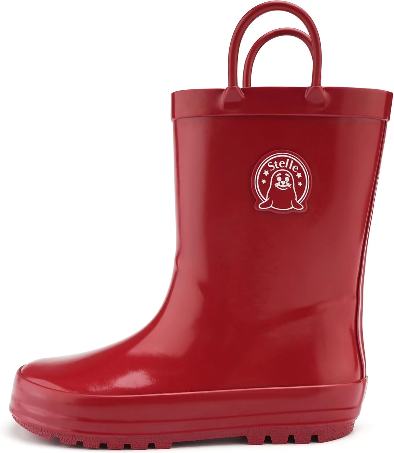 چکمه های بارانی کودکانه Stelle، چکمه های لاستیکی ضد آب برای دختران و پسران، دارای دستگیره های آسان، لاستیک طبیعی بادوام چکمه های بارانی کودکانه Stelle، چکمه های لاستیکی ضد آب برای دختران و پسران، دارای دستگیره های آسان، لاستیک طبیعی بادوام